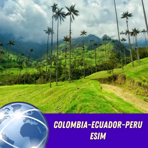 Colombia Ecuador Peru eSIM